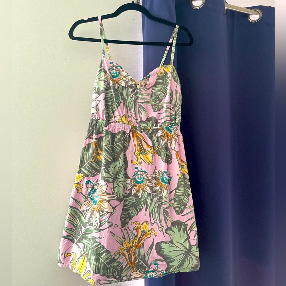 Light Pink Tropical Dress